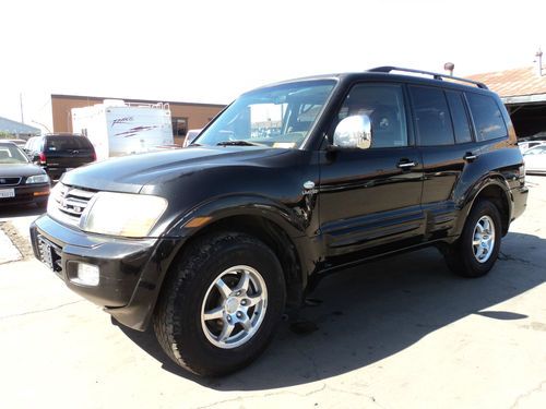 2001 mitsubishi montero, no reserve