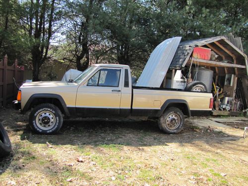 1986 jeep comanche x standard cab pickup 2-door 2.1l renault diesel project