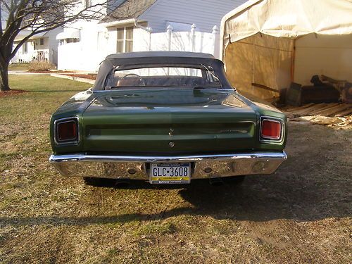 1969 roadrunner 4 - speed convertible w/440