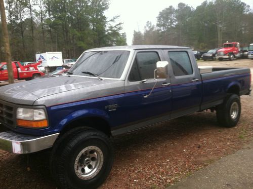 1996 f350 crew cab 7.3l 1 owner 4x4