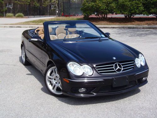 Rare 2005 clk55 amg  designo espresso edition  low miles, loaded with options