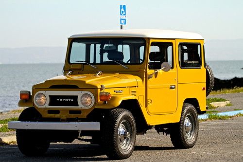 Restored 1976 toyota fj40 land cruiser 53k orig mi superb condition no reserve