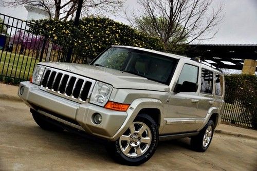 2007 jeep commander limited navigation sunroof 3rd seats backup camera 1 owner