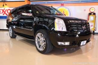 2009 cadillac escalade esv 3rd row navigation sunroof tv dvd 22s financing black