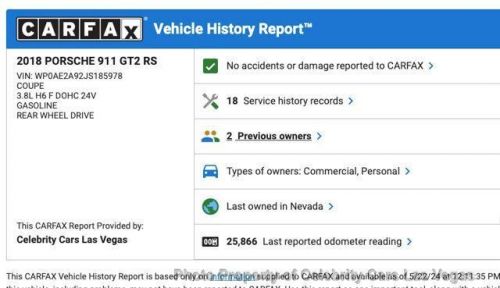 2018 Porsche 911 GT2 RS - Weissach Package, US $319,000.00, image 6