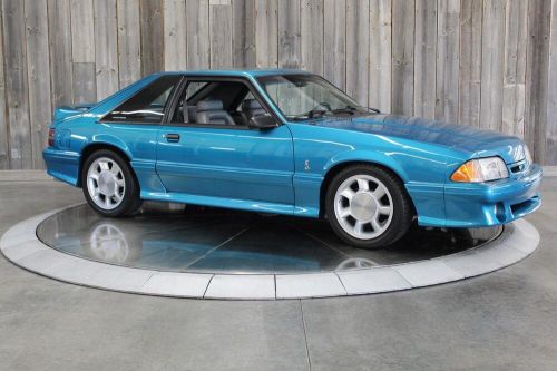 1993 ford mustang svt certificate- window sticker - sunroof
