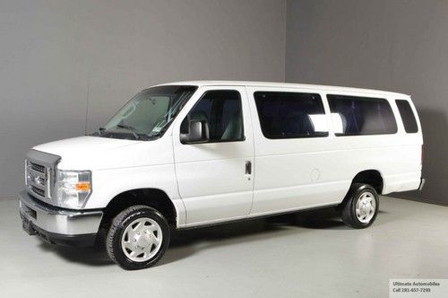 2008 ford e350 econoline 15 passenger van ac heat cd clean !
