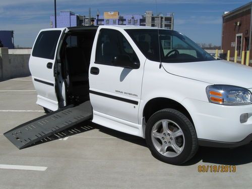 Handicap wheelchair van 2008 chevrolet uplander base mini cargo van 4-door 3.9l