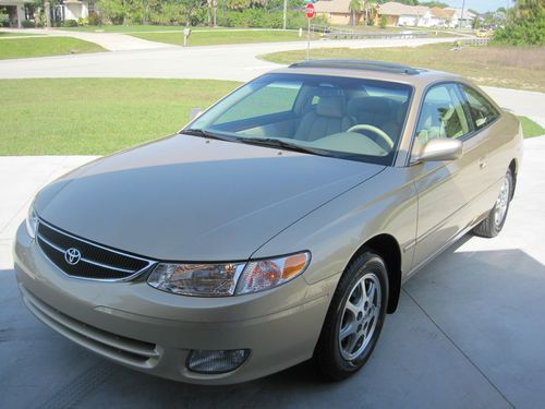 Beautiful 2001 toyota solara se coupe one owner low low mileage loaded like new