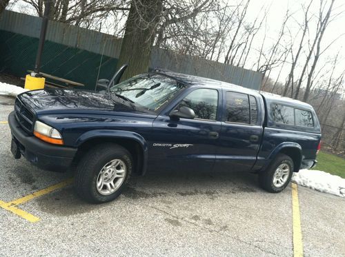 2001 dodge dakota crew cab 4 doors runs great no rust!! wholesale! no reserve!!