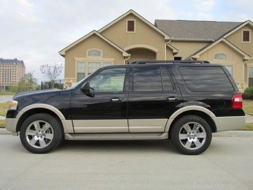 2009 eddie bauer sunroof dvd quads chrome 20s 1 texas owner sync perfect carfax