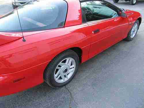 1994 Camaro Z28 Red 6 Speed Tee Tops, image 6
