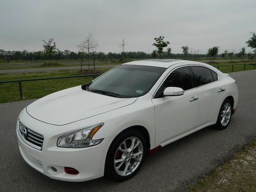 2012 nissan maxima 3.5 sv leather sunroof alloys only 9600 miles-- free shipping