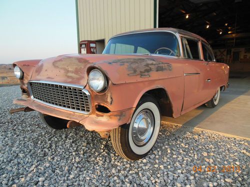 Rare 1955 chevrolet belair 2 dr sedan