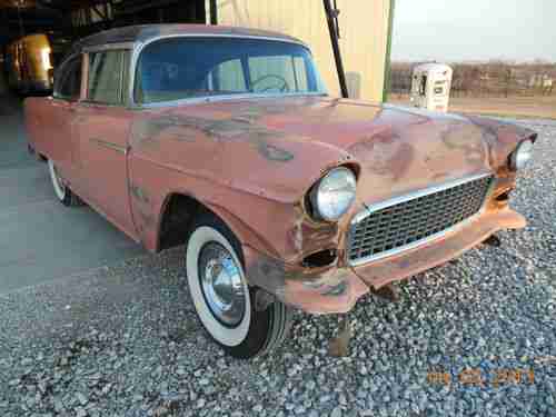 Rare 1955 Chevrolet BelAir 2 Dr Sedan, image 2