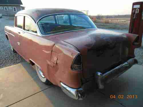 Rare 1955 Chevrolet BelAir 2 Dr Sedan, image 5
