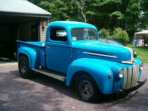 1946 ford stepside pickup, vintage hot rod