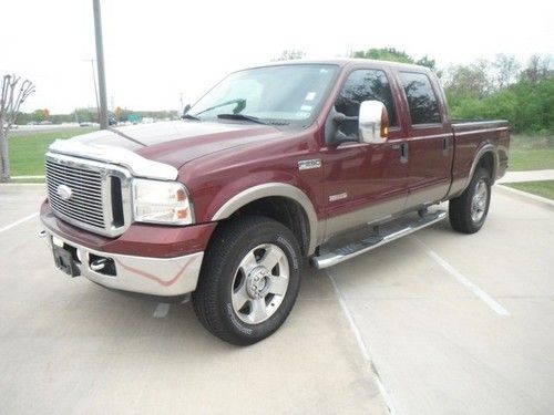 2006 ford super duty f-250 4x4 lariat 6.0 diesel leather 3 local owners