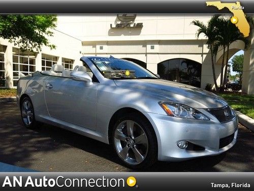 Lexus is 350c convertible hardtop manufacturer certified