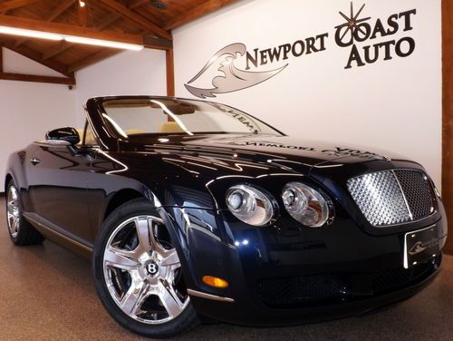 2008 bentley continental gt continental gtc * 9k original miles * rare dark sapp