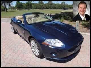 2009 jaguar xk series 2dr convertible only 21k miles navigation bluetooth