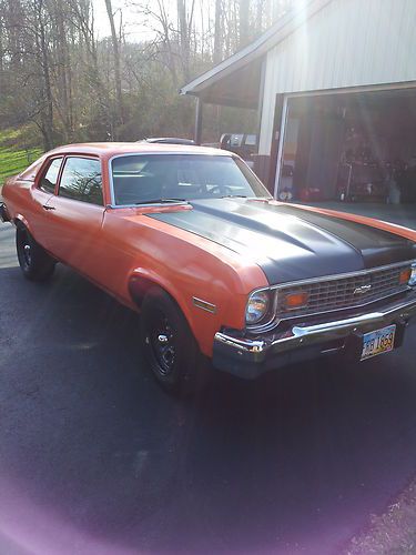 Chevrolet nova,custom coupe 2-door 350, auto, low mileage, small block,cowl hood