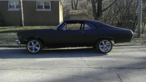 1971 chevy nova 454 v8 big cam hot rod flat black project extras!!!