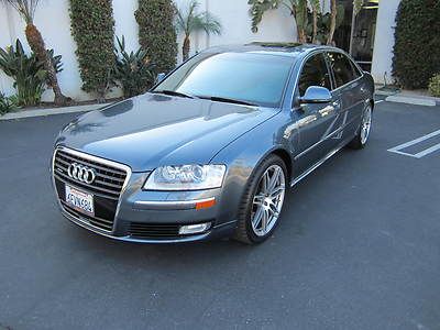 Audi a8l 4.2 quattro only 44k miles spt/prm pkgs adapt cruise nice! in so cal!!