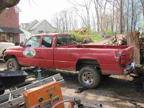 1996 dodge ram 4x4 8ft bed extra cab rear seats runs great, image 3