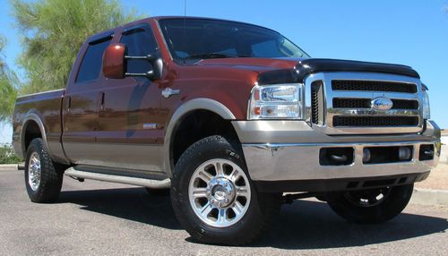 **no reserve** 2005 ford f250 king ranch crew powerstroke diesel 4x4 short bed
