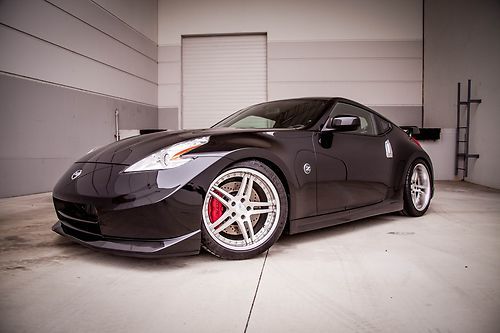 Nissan 370z 2011 black supercharged custom