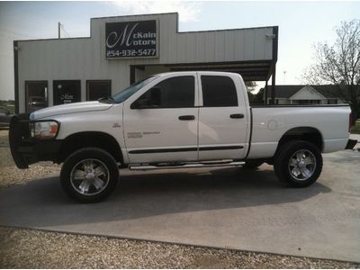 2006 dodge ram 2500 5.9l cummins diesel automatic 4x4 slt lifted shortbed 4dr