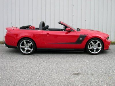 Roush 427r manual convertible 4.6l cd 4.6l sohc 24-valve v8 engine torch red a/c