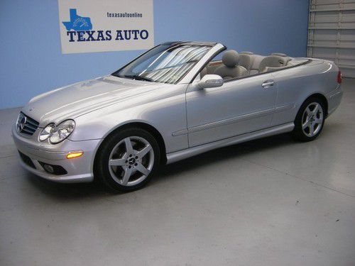 We finance!!!  2005 mercedes-benz clk500 convertible auto wood x enon harman/kar