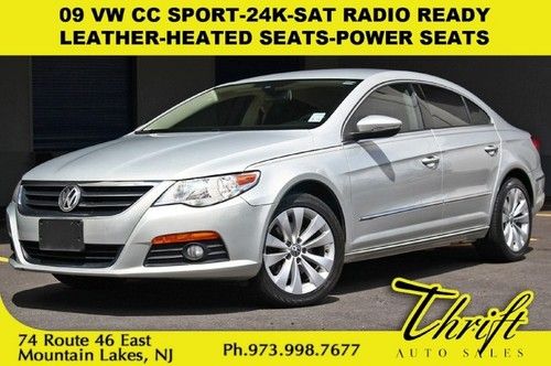 09 vw cc soprt-24k-sat radio ready-leather-heated seats-power seats