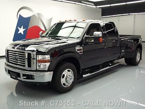 2008 ford f-350 lariat diesel drw leather rear cam 23k! texas direct auto