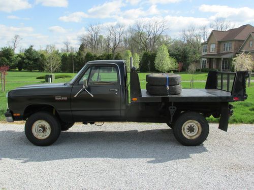 1991 dodge ram w-250 cummins turbo diesel 4x4 regular cab