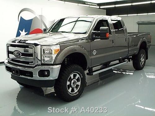 2012 ford f-350 lariat diesel fx4 4x4 lifted nav 17k mi texas direct auto