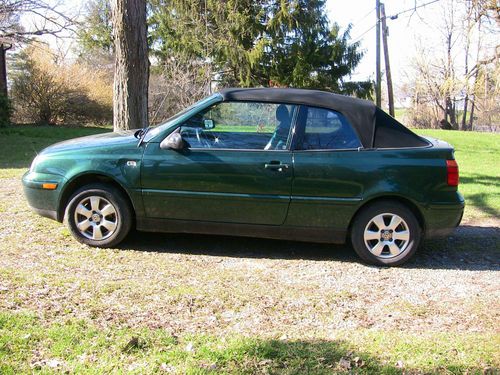 2001 volkswagen cabrio glx convertible 2-door 2.0l