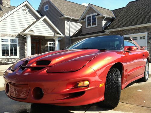 2001 ws6 ram air trans am 6spd hurst sunset metallic orange 18,900 miles