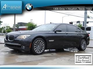 2009 bmw certified pre-owned 7 series 4dr sdn 750li