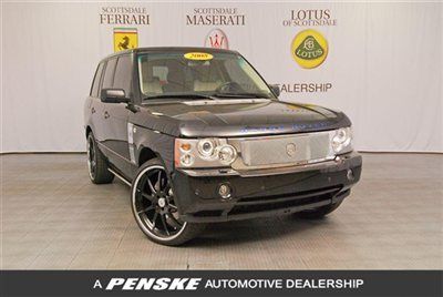 2008 land rover range rover s/c~strut package~custom wheels~brembro brakes~2009