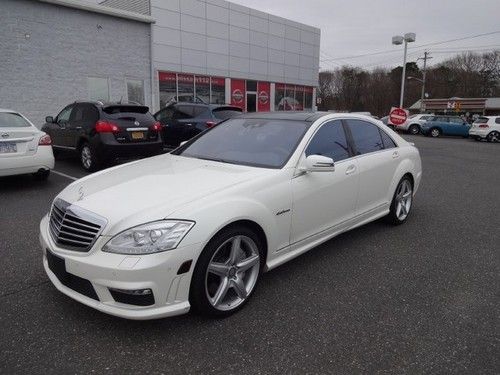 2010 mercedes benz s class s63 amg white on black no reserve