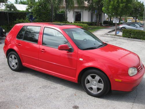 2000 volkswagen golf gls hatchback low miles clean autocheck garage kept florida