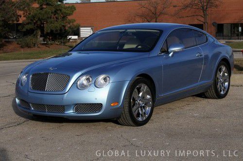 Bentley gt coupe awd blue beige low miles v12 pristine condition.