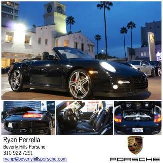 Triple black 480hp cabrio tip backup cam low mile beverly hills 09 07 10 11 12 s
