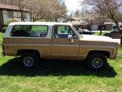 1976 gmc jimmy (blazer) high sierra sport utility 2-door