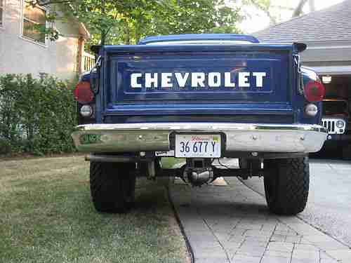 1976 Chevrolet K-10 Stepside Scottsdale 4x4-Big Blue w/4 inch Pro Comp susp lift, US $6,000.00, image 4