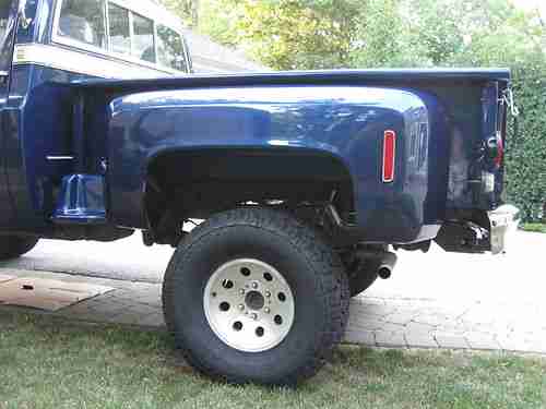 1976 Chevrolet K-10 Stepside Scottsdale 4x4-Big Blue w/4 inch Pro Comp susp lift, US $6,000.00, image 5