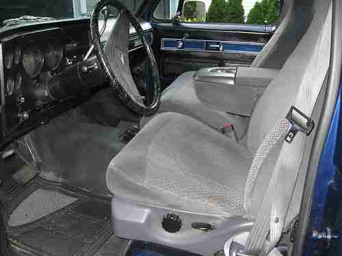 1976 Chevrolet K-10 Stepside Scottsdale 4x4-Big Blue w/4 inch Pro Comp susp lift, US $6,000.00, image 19